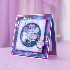 Cosmic Collection Create a Card Die and Stencil - Mystical Moon