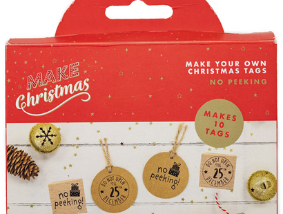 Make Christmas Kit Tag Making Kit - No Peeking - Violet Studios