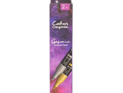 Cosmic Collection Acrylic Paint Markers - Metallic (2 Pack)