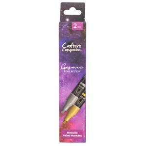 Cosmic Collection Acrylic Paint Markers - Metallic (2 Pack)