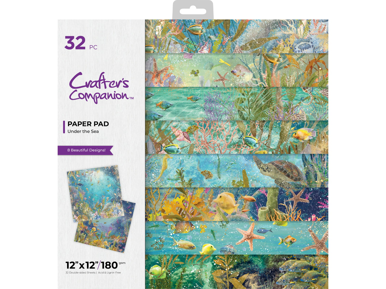 Crafter's Companion - 12 x 12 Paper Pad - Under the Sea