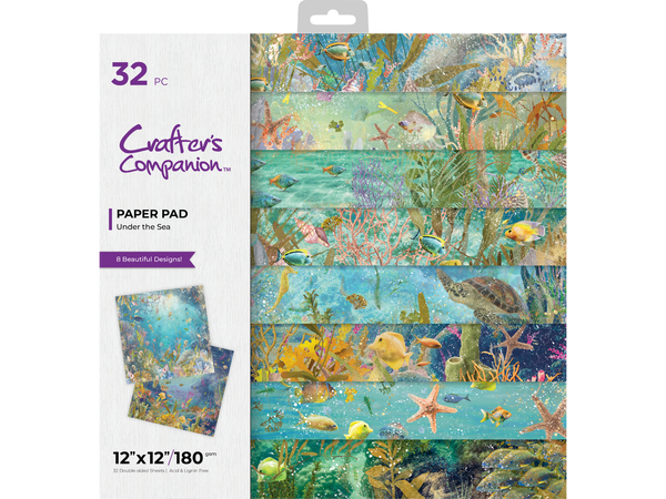 Crafter's Companion - 12 x 12 Paper Pad - Under the Sea