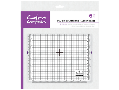 Crafter's Companion 8x8 Stamping Platform and Magnetic Base