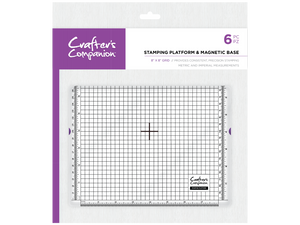 Crafter's Companion 8x8 Stamping Platform and Magnetic Base