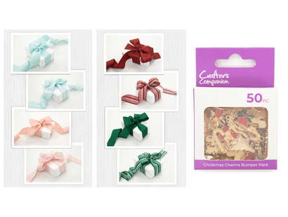 Crafter's Companion Chunky Ribbon & Charm Bumper Pack Collection