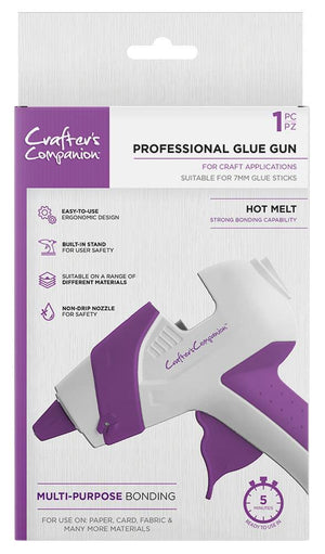 Crafter's Companion Hot Glue Gun with 2pk FREE Glue Sticks - EU Verison