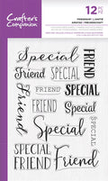 Crafter's Companion - Photopolymer Stamp - Friendship