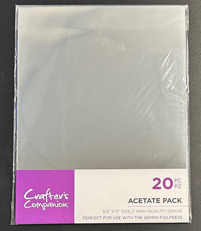 CC- Acetate Pack 8X11 20 Sheets