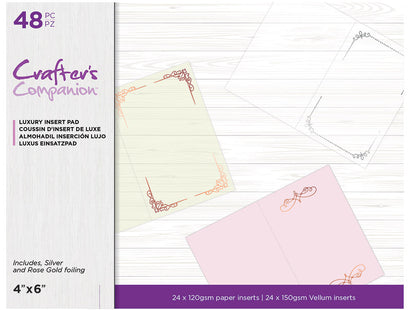 Crafter's Companion Card Insert Pad - 2pk