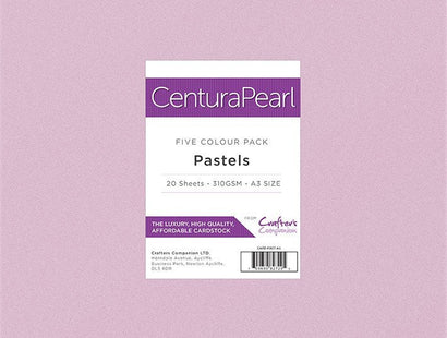 Crafter's Companion Centura Pearl Printable Card Pack - A3 Pastels