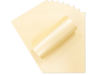 Crafter's Companion Centura Pearl Single Colour A4 10 Sheet Pack - Ivory