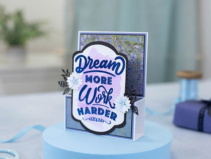 Crafter's Companion Mindfulness Quotes Clear Acrylic Stamp - Dream More