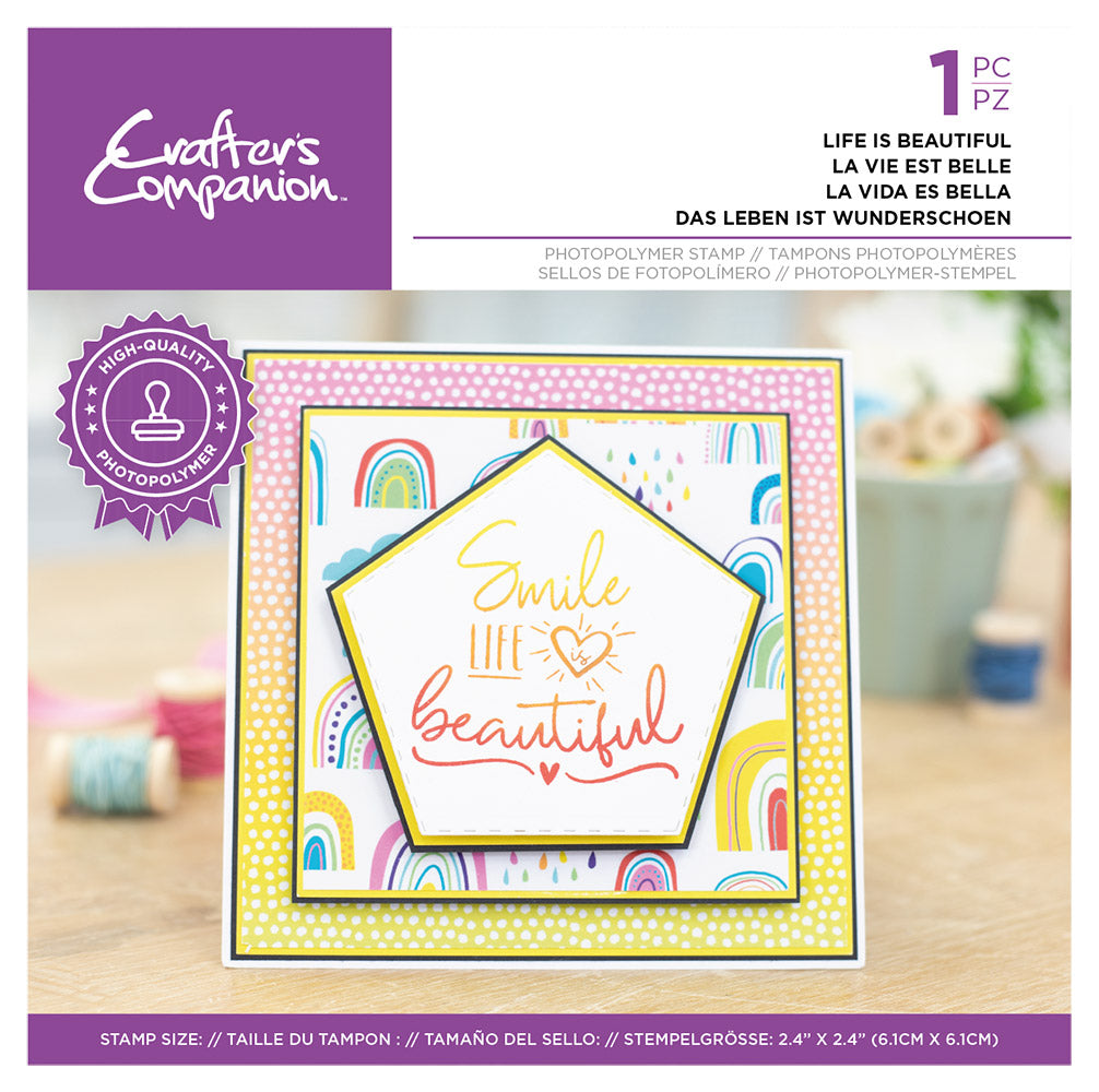 Crafter's Companion Quirky Sentiment Stamps Collection