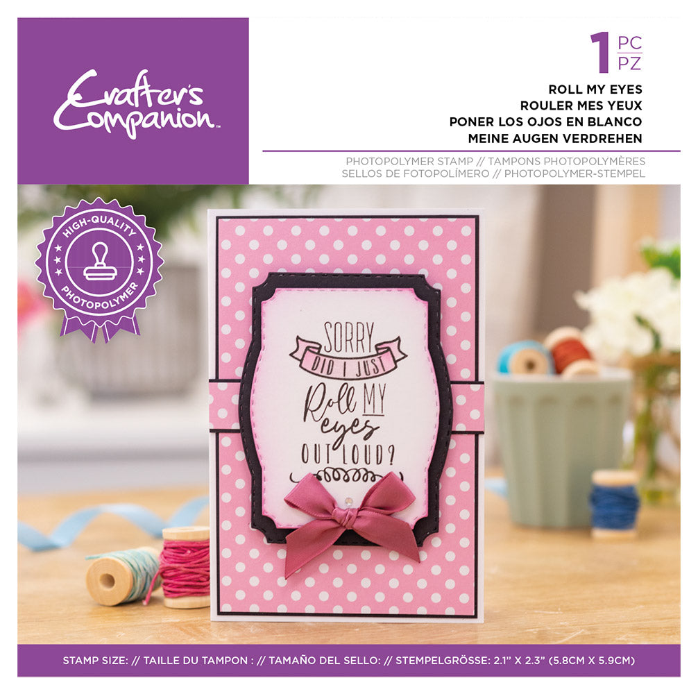 Crafter's Companion Quirky Sentiment Stamps Collection