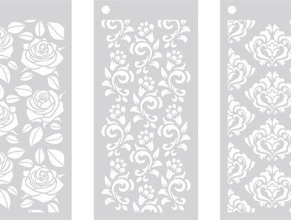 Crafter's Companion Stencil Set- Opulent Trio