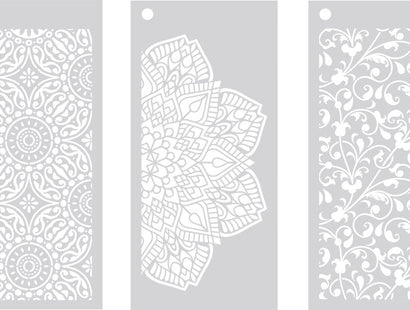 Crafter's Companion Stencil Set - Decorative Trio