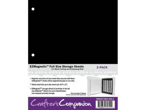 Crafter's Companion Die & Stamp Storage Large Folder, Magnetic Panels & Expression Die