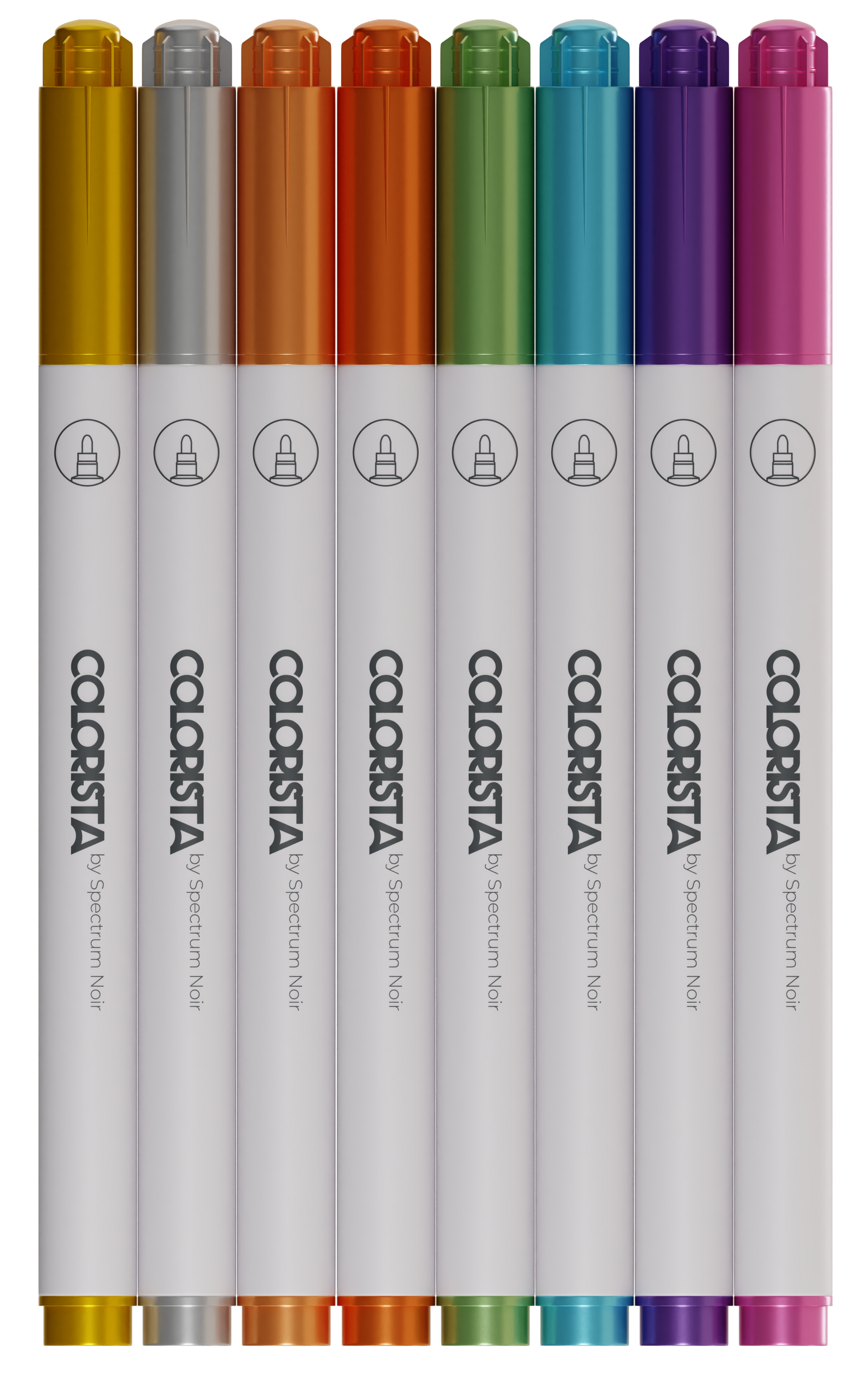 Colorista - Metallic Marker - Essential Metallics 8pc