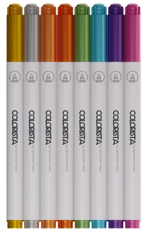 Colorista - Metallic Marker - Essential Metallics 8pc