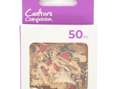 Crafter's Companion - Christmas Charms Bumper Pack - 50pc