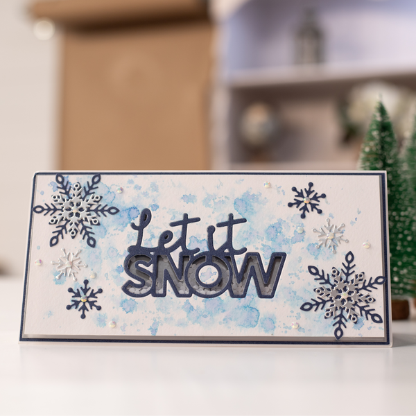 Crafter's Companion Metal Die Expression - Let It Snow