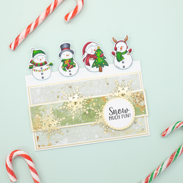 Jolly Snowman Stamp and Die Set