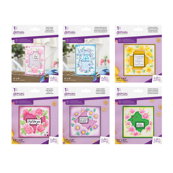 Floral Frame Cut & Embossing Folder Selection