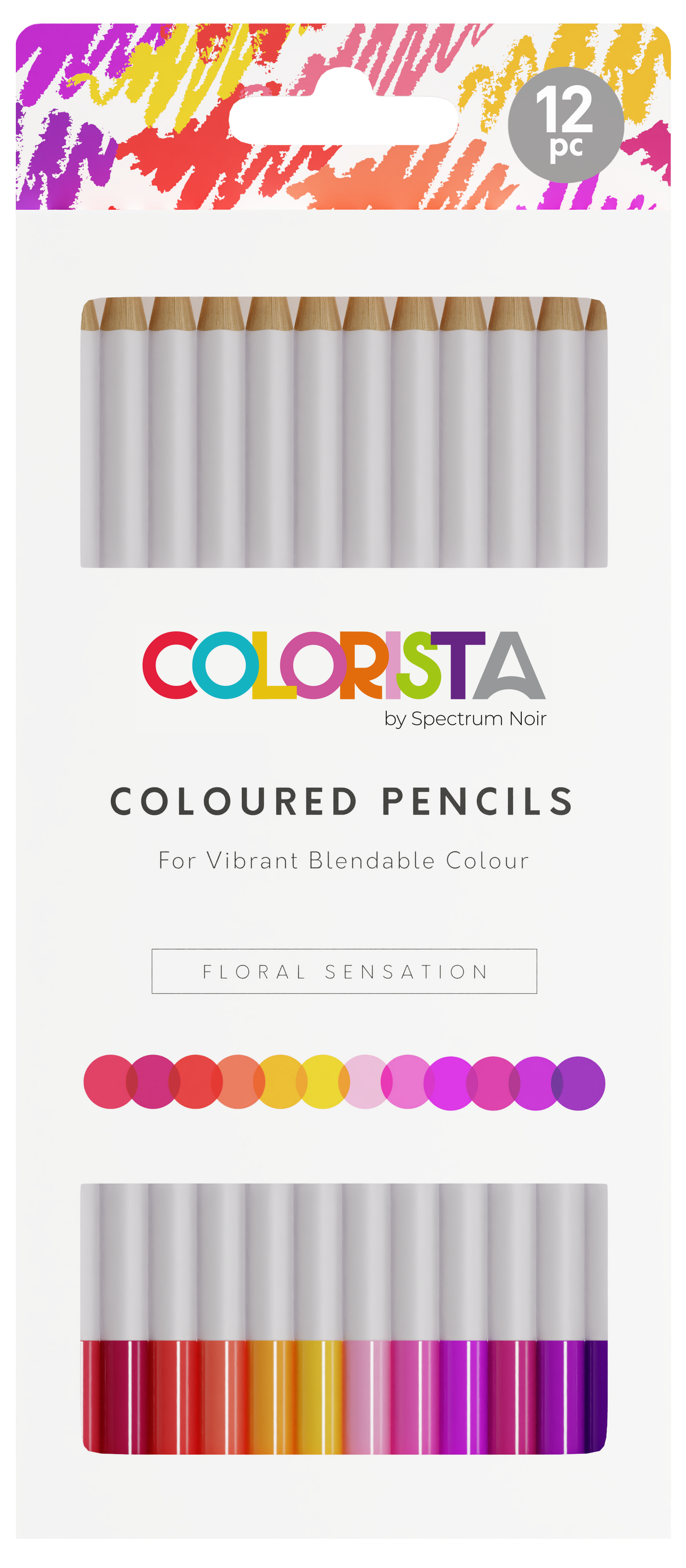 Colorista - Coloured Pencil - Floral Sensation 12pc