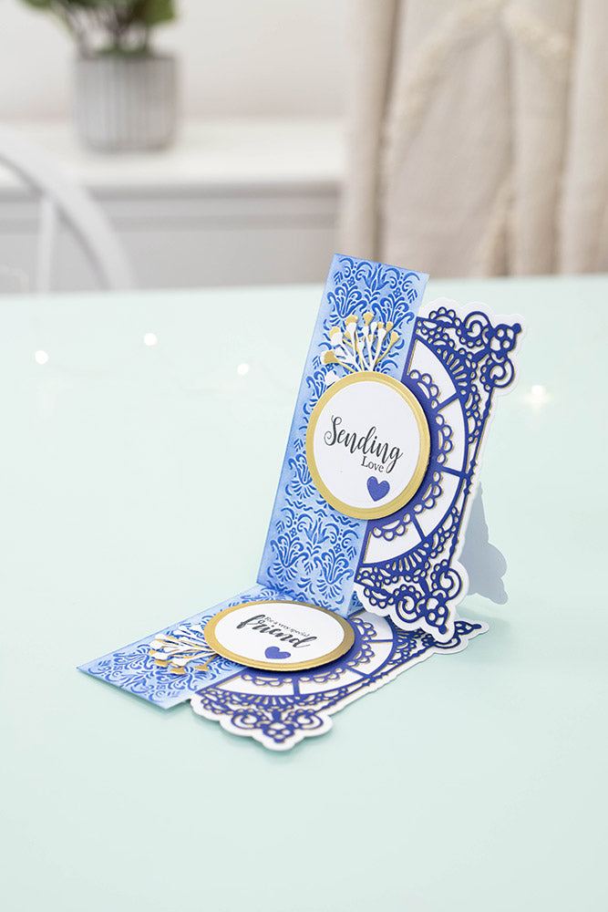 Gemini Frame Edge Embossing Folder & Die - Regal Elegance