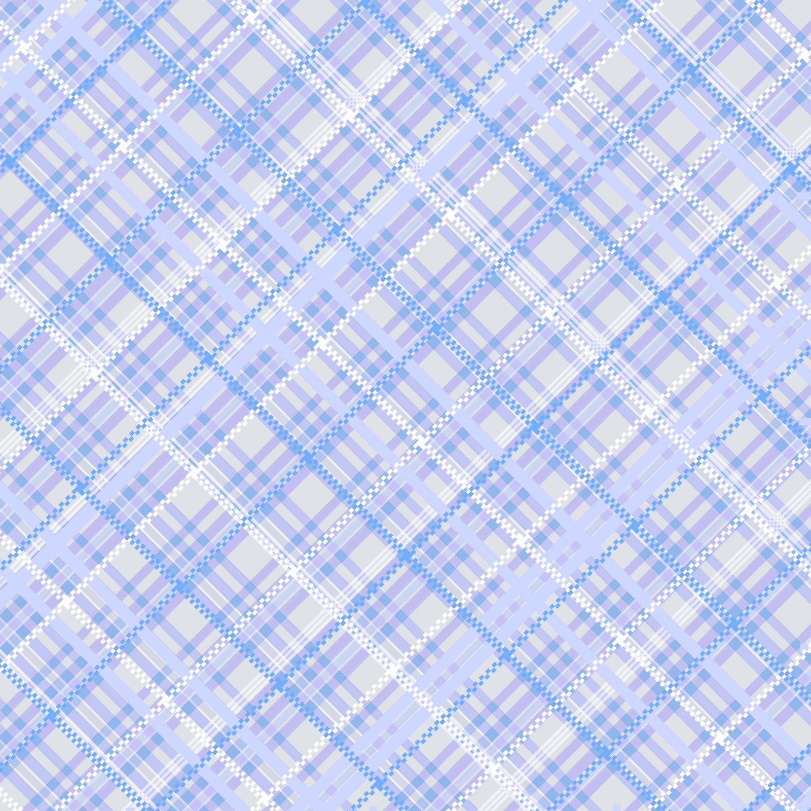 Crafter's Companion 12 x 12" Paper Pad - Blue Pastel Plaid