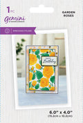 Gemini Illustrated Embossing Folder - Garden Roses