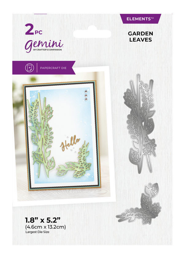 Gemini Metal Die - Elements - Garden Leaves