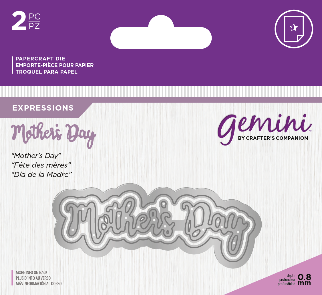 Gemini Expressions Metal Die - Mother's Day