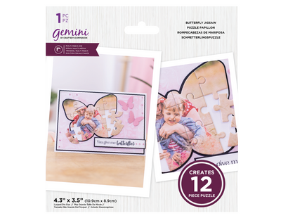 Gemini Multimedia Die - Butterfly Jigsaw