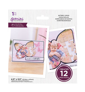 Gemini Multimedia Die - Butterfly Jigsaw