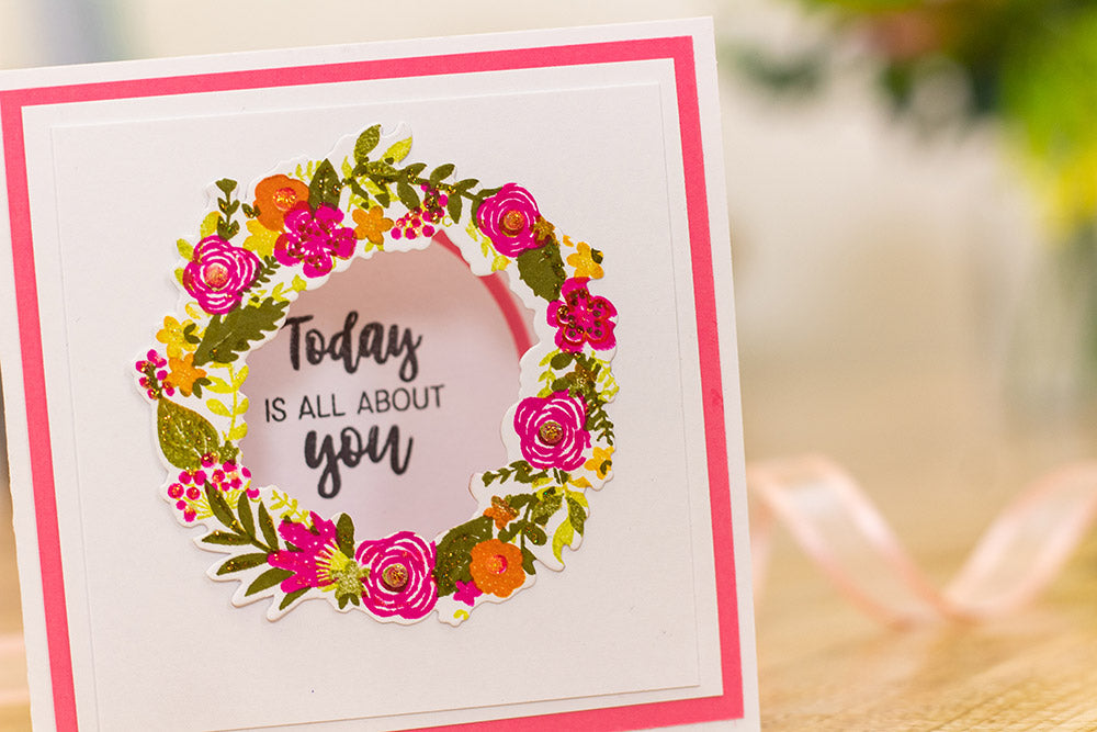 Gemini Elements Die - Spring Wreath