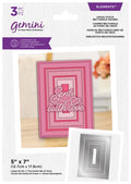 Gemini Elements Nesting Frame Die - Cross Stitch Rectangle