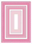 Gemini Elements Nesting Frame Die - Cross Stitch Rectangle