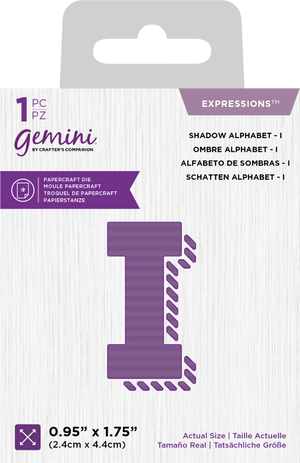 Gemini Expressions Die - Shadow Alphabet I