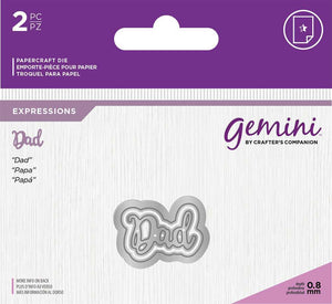 Gemini Expressions Metal Die - Dad