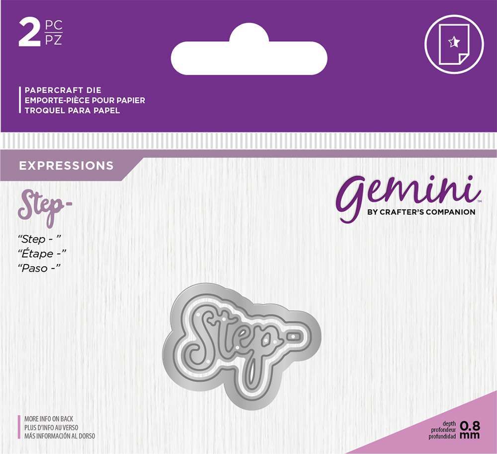 Gemini Expressions Metal Die - Step