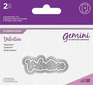 Gemini Expressions Metal Die - Valentine