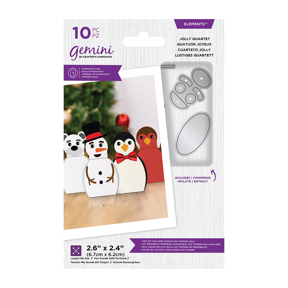 Gemini Festive Giftables Die Jolly Quartet Crafters Companion EU