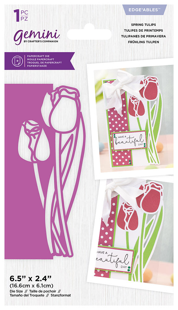 Gemini Modern Edgeable's Die - Spring Tulips