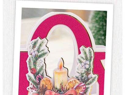 Gemini Winter Floral Elements Die - Candlelit Christmas