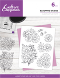 Crafter's Companion - Clear Acrylic Stamp - Blooming Daisies