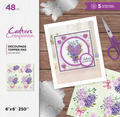 Crafter's Companion 6 x 6" Decoupage Topper Pad - Lilac Bouquet