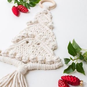 MacramÃ© Christmas Tree Crafting Kit - Hoooked