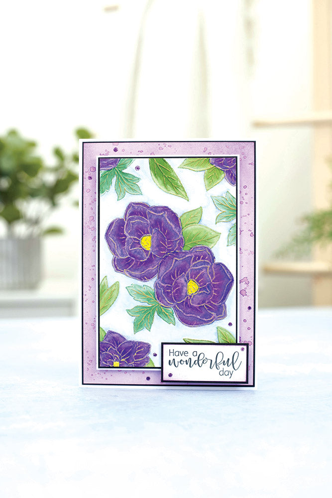 Gemini Illustrated Embossing Folders - Charming Helleborus