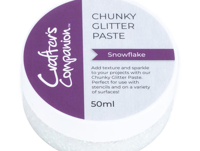 Crafter's Companion - Chunky Glitter Paste - Snowflake